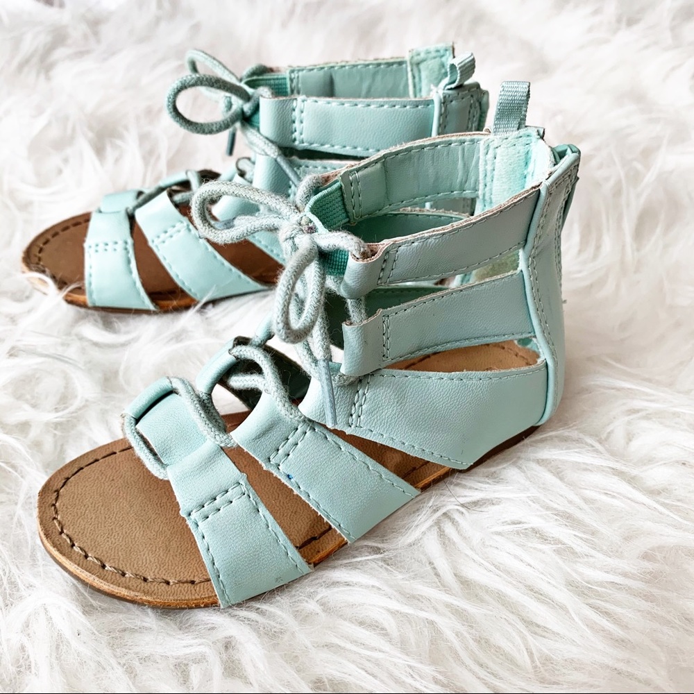 Blue Gladiator Sandals - Old Navy